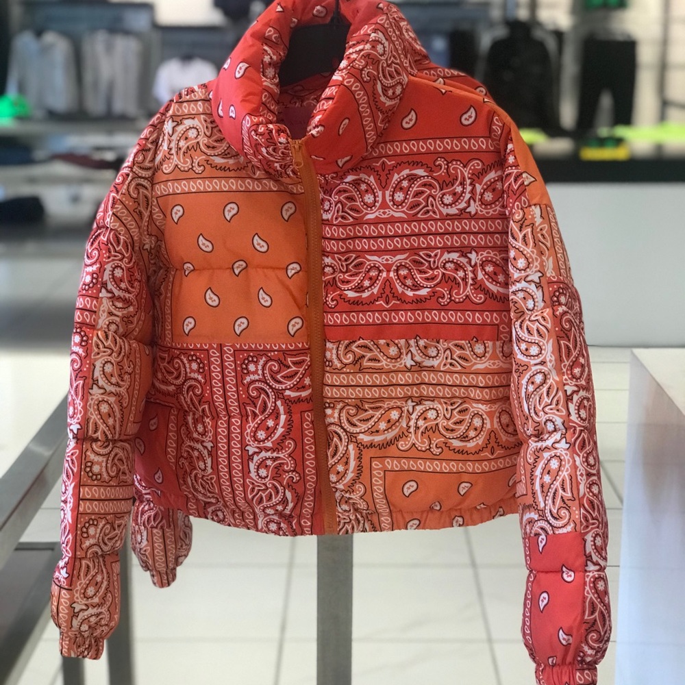SOLD!!!Bandana Puffer Coat